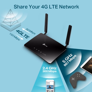 TP-Link Archer AC1200 belaidis dviejų dažnių 4G LTE maršrutizatorius