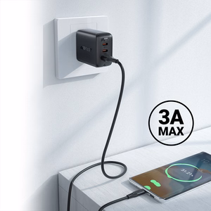 USB kabelis Acefast C3-04 USB-A to USB-C 1.2m juodas
