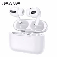 USAMS Ausinės Bluetooth 5.0 TWS Emall Series belaidės baltas BHUYM01 (US-YM001)
