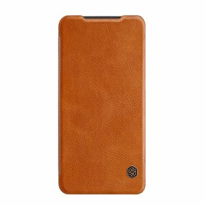 Nillkin Qin dėklas (m) telefonui Iphone 12 Mini rudas