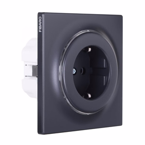 Fibaro FGWSONF-011-8 elektros lizdas Type F Juodas
