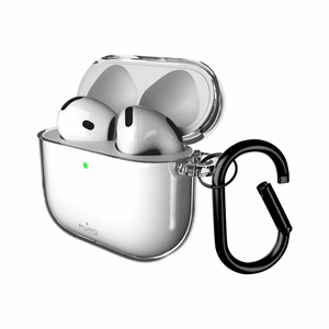 "Puro 0.3 Nude" dėklas "AirPods 4" - skaidrus