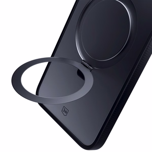 3mk Smoke Чехол Mag&Stand для Apple iPhone 15 Pro Max - чёрный