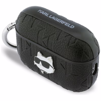 Karl Lagerfeld Monogram Choupette Head Dėklas for AirPods Pro 3 - juodas