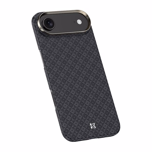 Benks magnetinis Armor Air Armor Grid Kevlar dėklas su metaliniu rėmeliu 600D (B068) Iphone 17 Air telefonui juodas