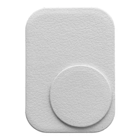 Ženklelis magnetiniam automobilio laikikliui su oda sidabrinis