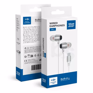 Проводные наушники USB C (DAC) Blue Star M09C 1,2 m белый