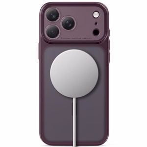 Tech-Protect MagPrime MagSafe CC dėklas, skirtas iPhone 18 Pro Max / 17 Pro Max, bordo spalvos