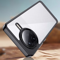 Kosminis dėklas su gelio rėmu, skirtas Xiaomi Poco F7 Ultra - juodas