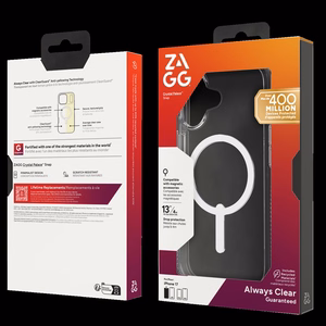ZAGG apsaugos rinkinys iPhone 17: dėklas su MagSafe ir apsauginis stikliukas