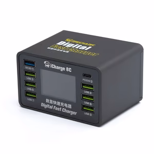 MECHANIC iCharge 8C 8-Port DC maitinimo šaltinis PD QC3.0