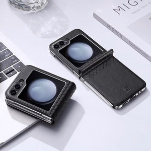 Dėklas Dux Ducis Bril Samsung F741 Z Flip6/F761 Z Flip7 FE violetinis