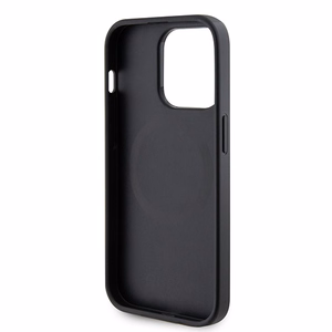 Guess GUHMP15XPSAHMCK iPhone 15 Pro Max 6.7" juodas/juodas hardcase Saffiano MagSafe