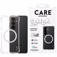 CARE by PanzerGlass Samba Transparent Qi Case for Samsung Galaxy S26 - Transparent