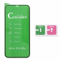 5D Pilnas Klijavimas Keraminis Stiklas - Samsung Galaxy A14 4G / A14 5G juodas