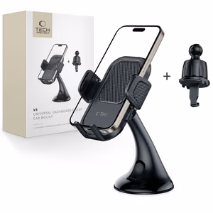 Tech-Protect V8 Car Holder for Dashboard and Air Vent - Black