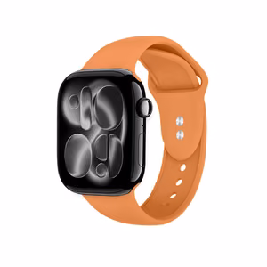 Crong Liquid Apple Watch dirželis, 38/40/41/42 mm, oranžinis