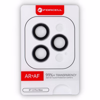 Forcell aukščiausios kokybės kameros objektyvo grūdintas stiklas - iPhone 12 Pro Max sidabrinis