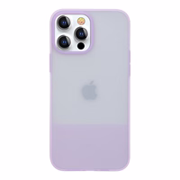 Kingxbar Plain Series dėklas telefonui iPhone 13 Pro Max silikoninis dėklas violetinis