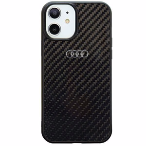 Audi Carbon Fiber iPhone 11 / Xr 6.1" чёрный/чёрный хардкейс AU-TPUPCIP11-R8/D2-BK