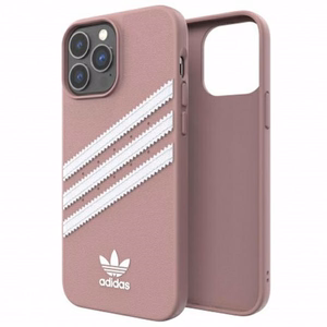 Adidas OR Formuotas dėklas PU iPhone 13 Pro Max - rožinė