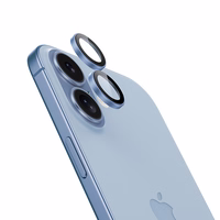 Benks grūdintas stiklas DR Sapphire Lens Protector kamerai iPhone 17 (2 lęšiai) šviesiai mėlynas