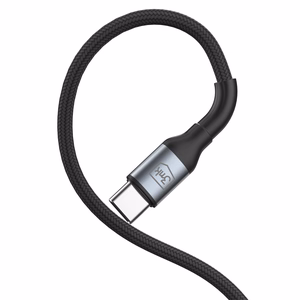 3mk Hyper Cable N-SERIES USB-C / USB-C 1.5m PD 3.0 QC 3.0 20V / 5A 100W - juodas