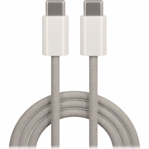 "Maxlife MXUC-06" USB-C - USB-C kabelis 1,0 m 20W pilkas nailonas