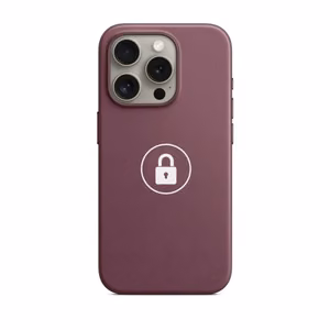 Phone Case "Leather Case v2" for iPhone 15 Pro Max / mulberry / in package
