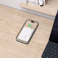 Tech-Protect LifeMag PB10 išorinė baterija su MagSafe 5000mAh 15W USB-C prievadas - balta + USB-C kabelis