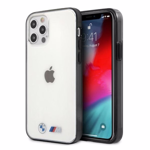 BMW smėliasrovės dėklas iPhone 12 Pro Max - permatomas