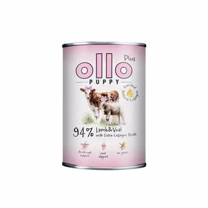 Ollo Plus Puppy Kolagen šunų ėdalas su ėriena ir veršiena, 400 g