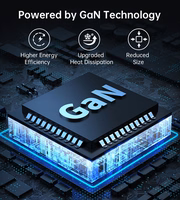 Choetech PD8008 100W GaN greito įkrovimo įkroviklis 2x USB-A / 2x USB-C - baltas