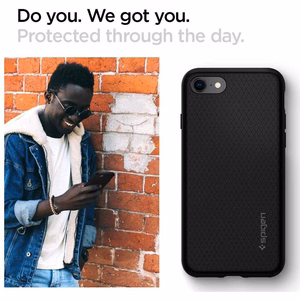Spigen чехол Liquid Air для iPhone 7 / 8 / SE 2020 / SE 2022 чёрный
