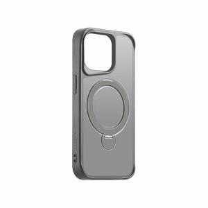 Etteri Matinis Magnetinis žiedas dėklas telefonui iPhone 15 Pro Max 6,7" pilkas