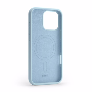 Etteri силиконовый Mag чехол iPhone 16 Pro 6,3" голубой