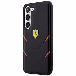 Ferrari FEHCS23MPBAK S23+ S916 juodas/juodas kietas dėklas Karštas štampavimas linijos
