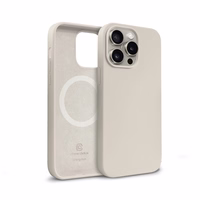 Crong Color Cover Magnetic - iPhone 15 Pro MagSafe dėklas (Stone smėlio)