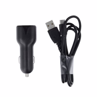 "Maxlife MXCC-01" automobilinis įkroviklis 2x USB 2,4A juodas + USB-C laidas