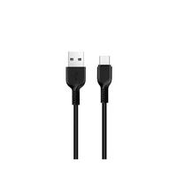 Kabelis USB A į USB C Hoco 2,4A 1 m X20 juodas