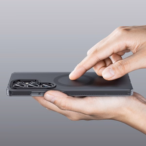 Benks magnetinis Lucid Armor dėklas (0045) Samsung Galaxy S25 Plus Ultra telefonui, baltas