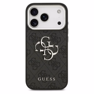 Guess 4G Big 4G Classic Logo dėklas telefonui iPhone 17 Pro Max - juodas