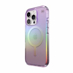 Speck Presidio2 Lux MagSafe dėklas, skirtas iPhone 16 Pro (Amazing Purple / skaidrus)