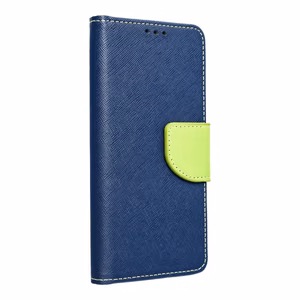 Чехол-книжка для Xiaomi Redmi NOTE 13 PRO 5G Fancy Book тёмно-синий / лаймовый