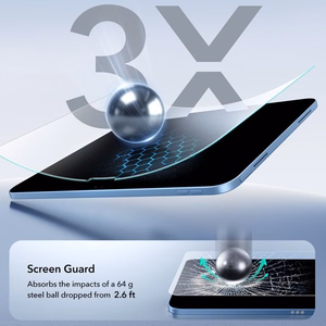 plėvelė OCHRONNA ESR PAPER FEEL IPAD 10.9” 10 / 2022 / 11” 11 2025 CLEAR
