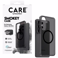 CARE by PanzerGlass Urban Explorer Smokey Case w. Black Qi for Samsung Galaxy S26 Ultra - Black