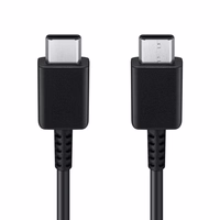 USB kabelis Samsung EP-DA705BBEGWW Type-C-Type-C 1.0m juodas