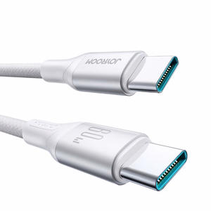 USB kabelis Joyroom S-A28 USB-C to USB-C 60W 1.0m baltas