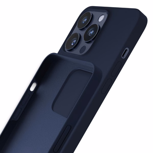 3mk Silicone dėklas telefonui iPhone 16 Pro - tamsiai mėlynas