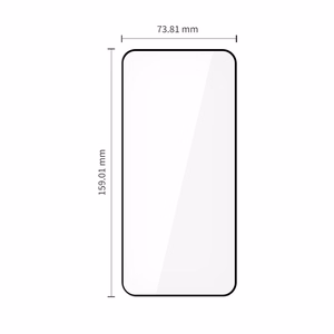 "Tech-Protect Glass Fit+" 2 vnt. grūdinto stiklo, skirtas "Xiaomi Redmi Note 15 Pro 5G" - Juodas